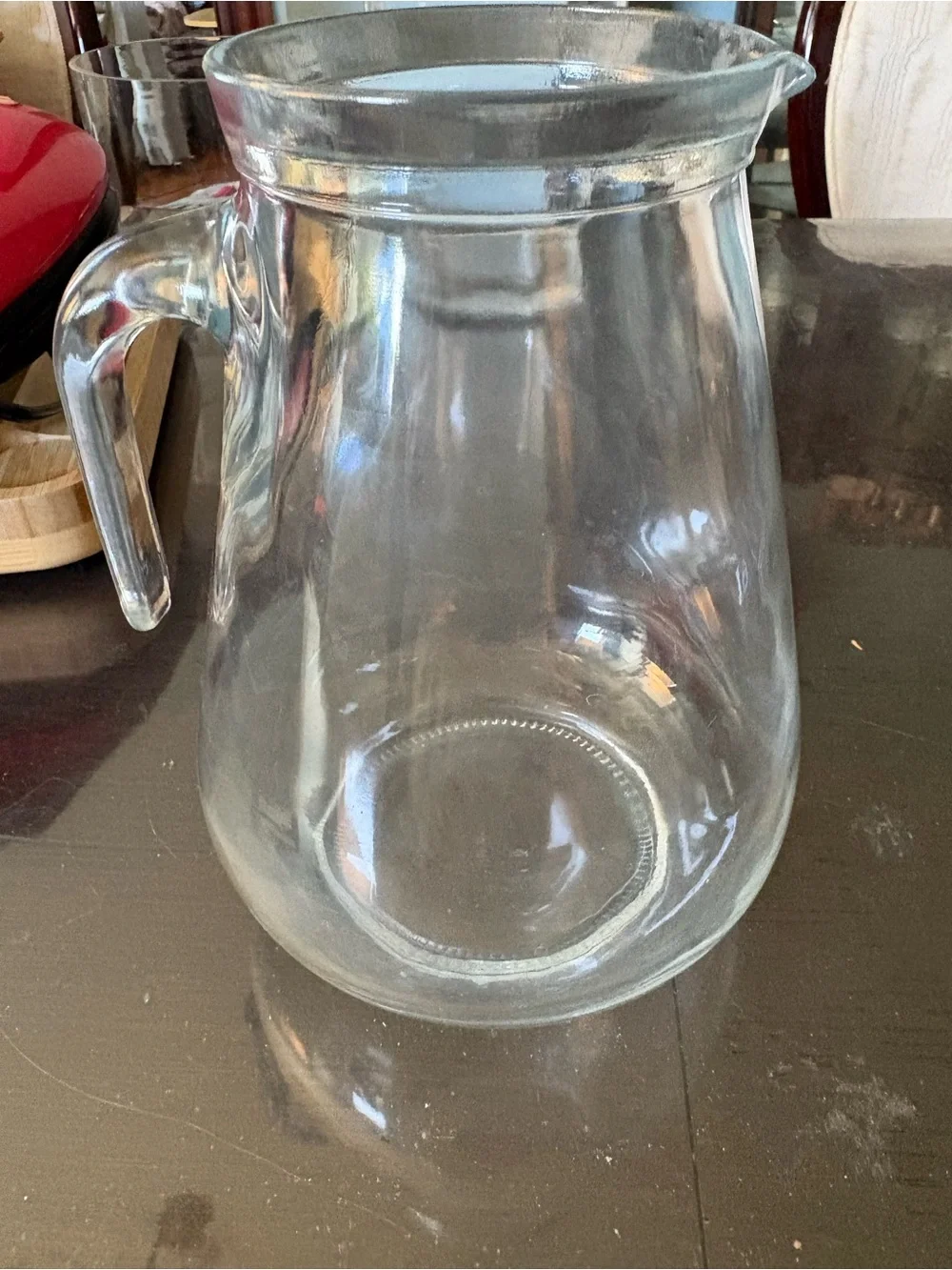 Clear Glass Pitcher - Classic Home Dining Server